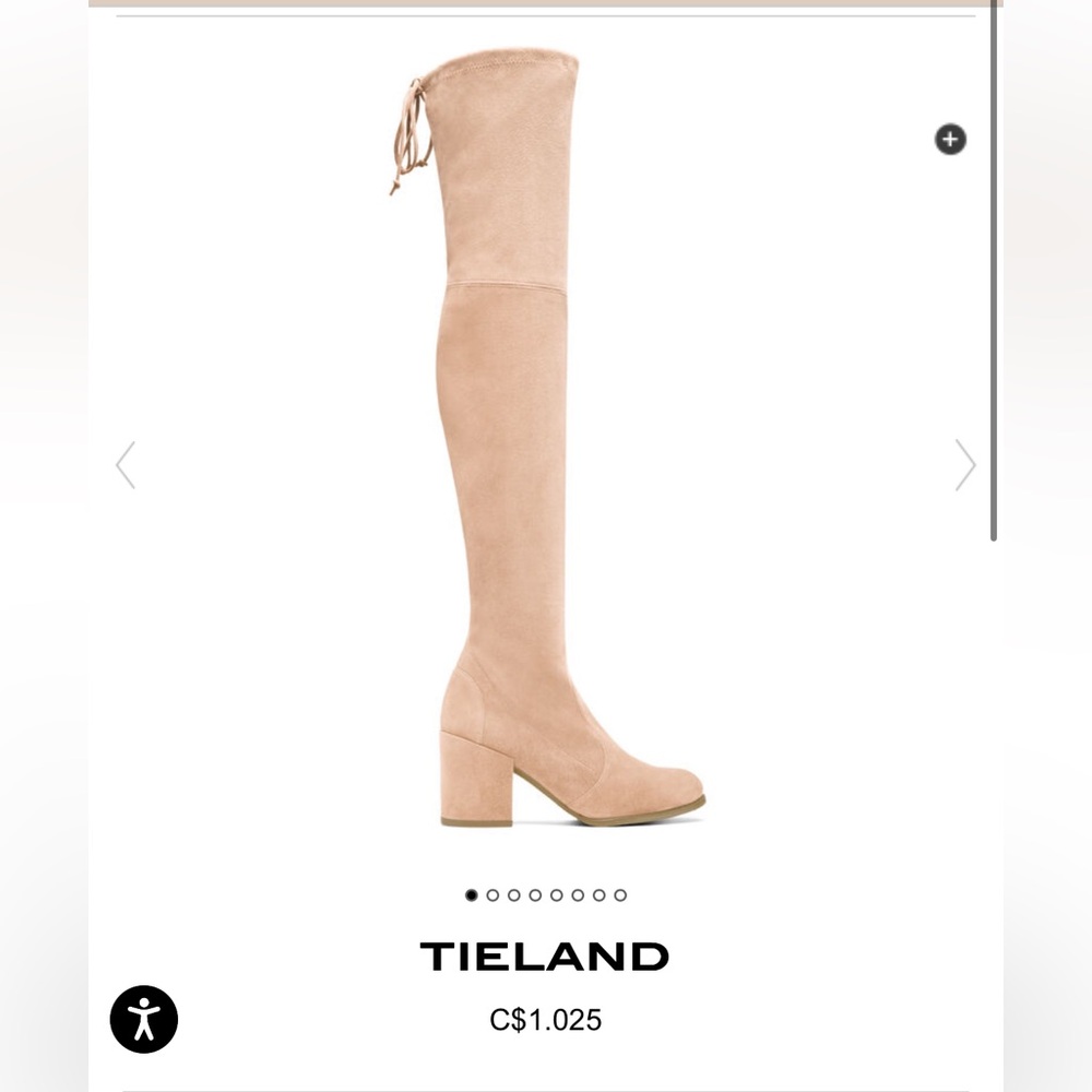 Authentic Stuart Weitzman Tan Over-the-Knee Boots